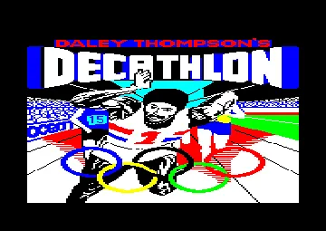 Daley Thompson's Decathlon (UK) (1985) (Trainer) screen shot title